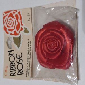 5/$15 VTG 2" Offray La Grande Rose